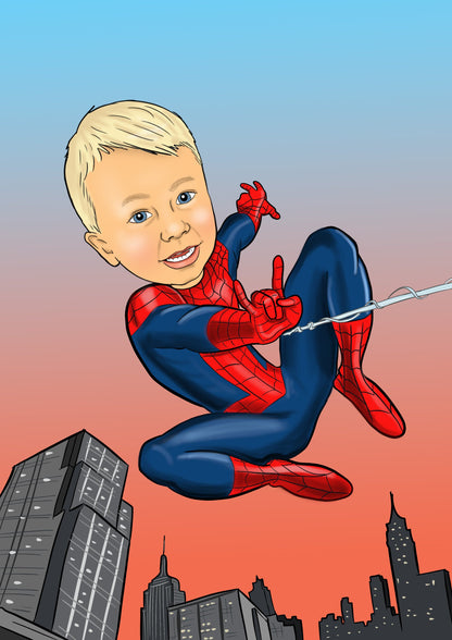 Spiderman Caricature