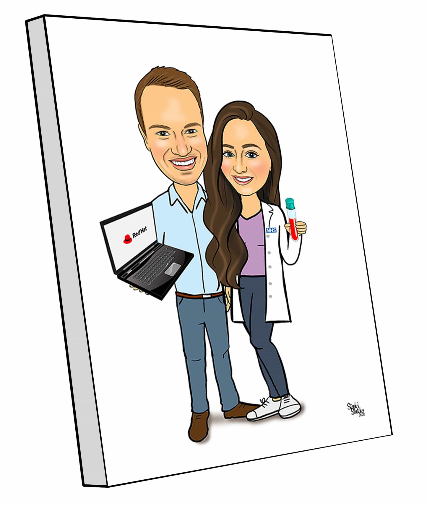 Custom Hand Drawn Caricature | Caricature Photos | Steph's Sketches