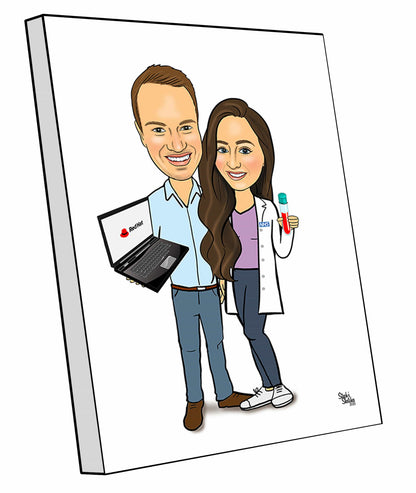 Custom Hand Drawn Caricature | Caricature Photos | Steph's Sketches