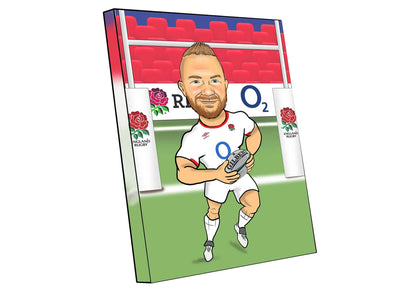 Rugby Player Caricature