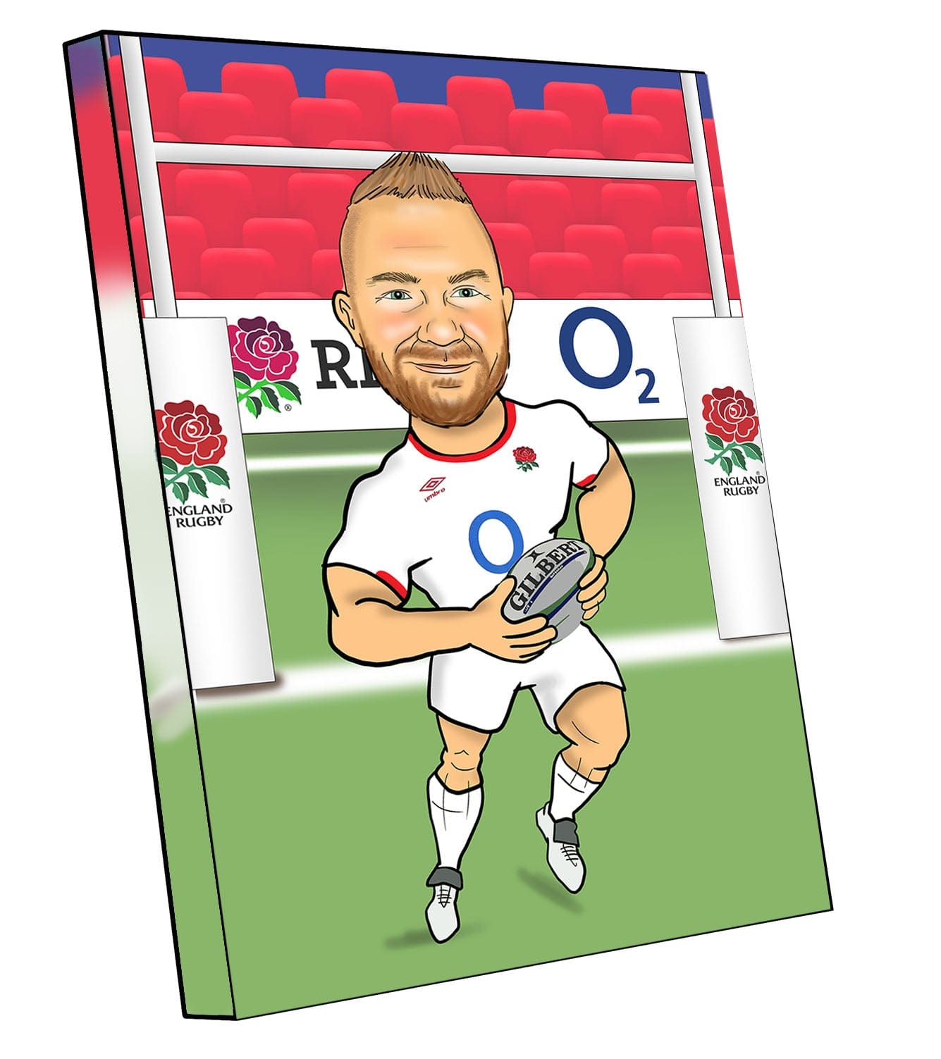 Rugby Player Caricature